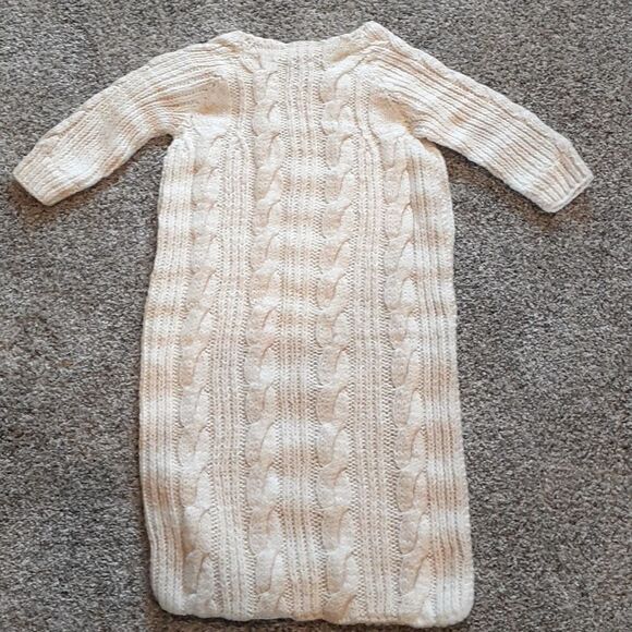 baby bunting for cold weather, Hand knit - Picture 4 of 8